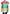 Multicolor TV Print Blouse Cotton  T-shirt