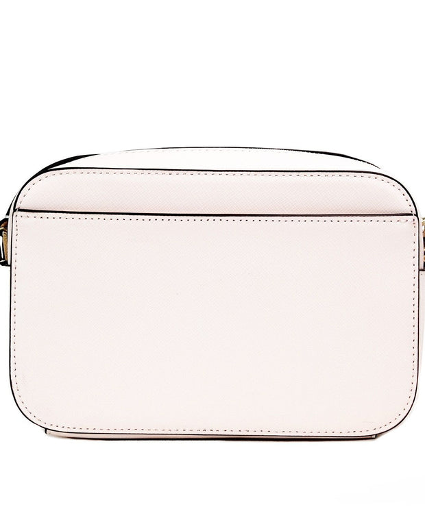 Staci Mini Light Rose Saffiano Leather Camera Bag Crossbody Handbag
