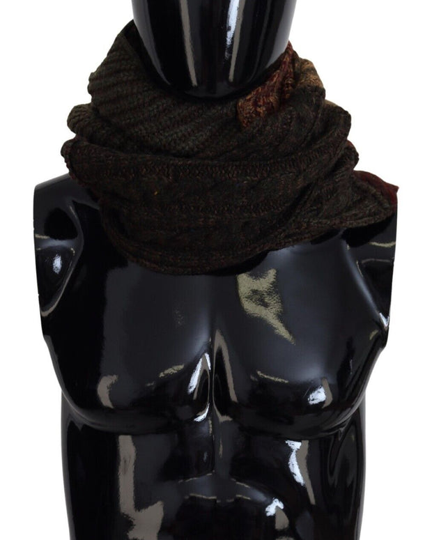 Multicolor Knitted Men Neck Wrap Shawl Scarf