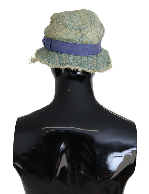 Chic Multicolor Cotton Bucket Hat