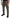 Green Striped Cargo Zipper Leg Men Trouser Pants