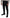 Black Striped Men Trousers Cotton Pants