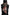 Black Red Linen Sailboat Stripe Print Shawl Scarf