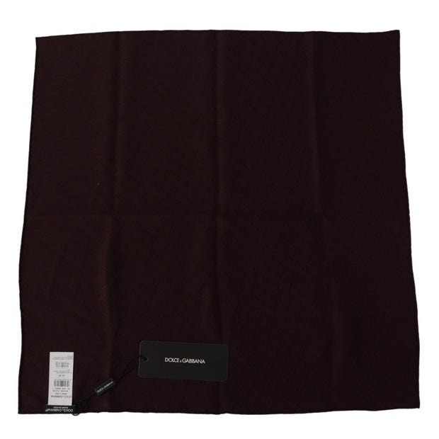 Elegant Silk Square Men's Scarf