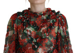 Multicolor Geranium A-line Knee Length Dress