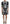 Black Lace Trim Half Sleeves A-line Dress