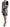 Black Lace Trim Half Sleeves A-line Dress