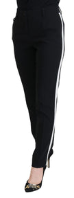 Black High Waist Women Pants
