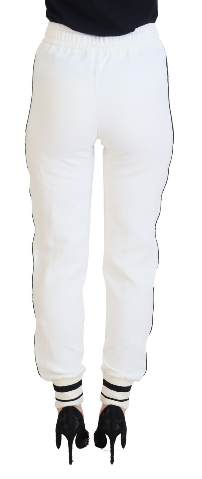 White DG Logo Sweatpants Pants