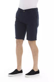 Blue Cotton Men Bermuda Short