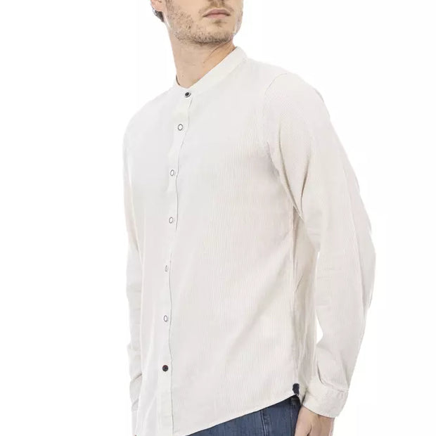 White Linen Men Shirt