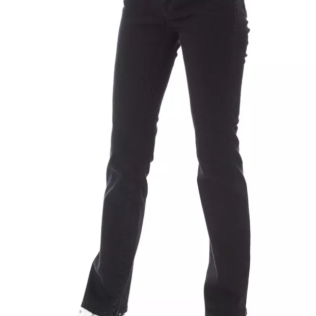 Black Cotton Women Jeans