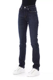 Blue Cotton Women Jeans