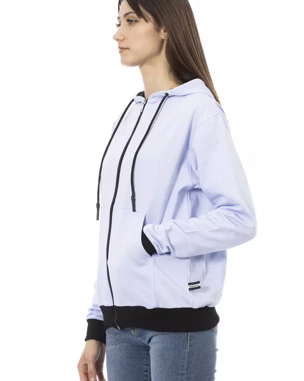 Purple Cotton Women Sweater