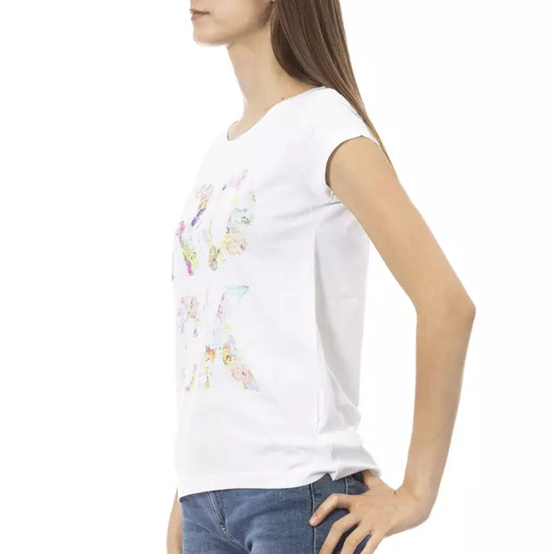 White Cotton Women's Top