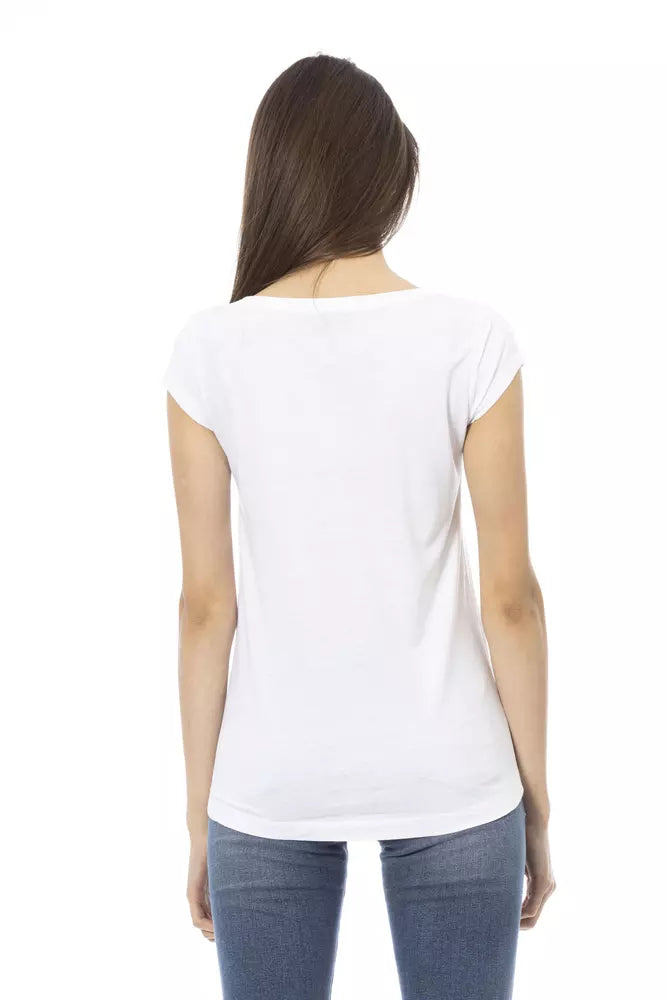 White Cotton Women's Top