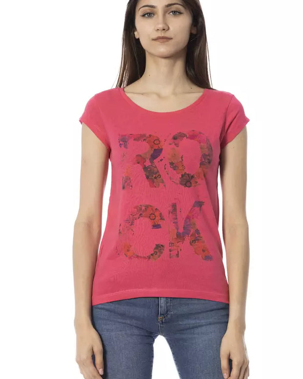 Multicolor Cotton Women T-Shirt
