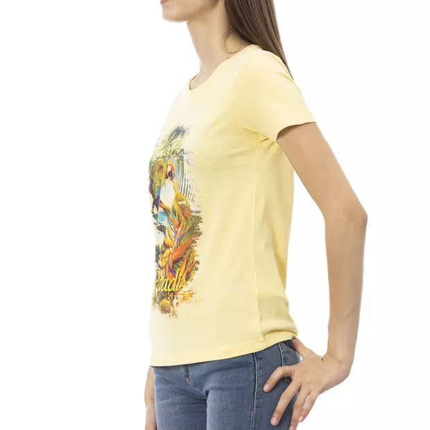 Yellow Cotton Women's Top