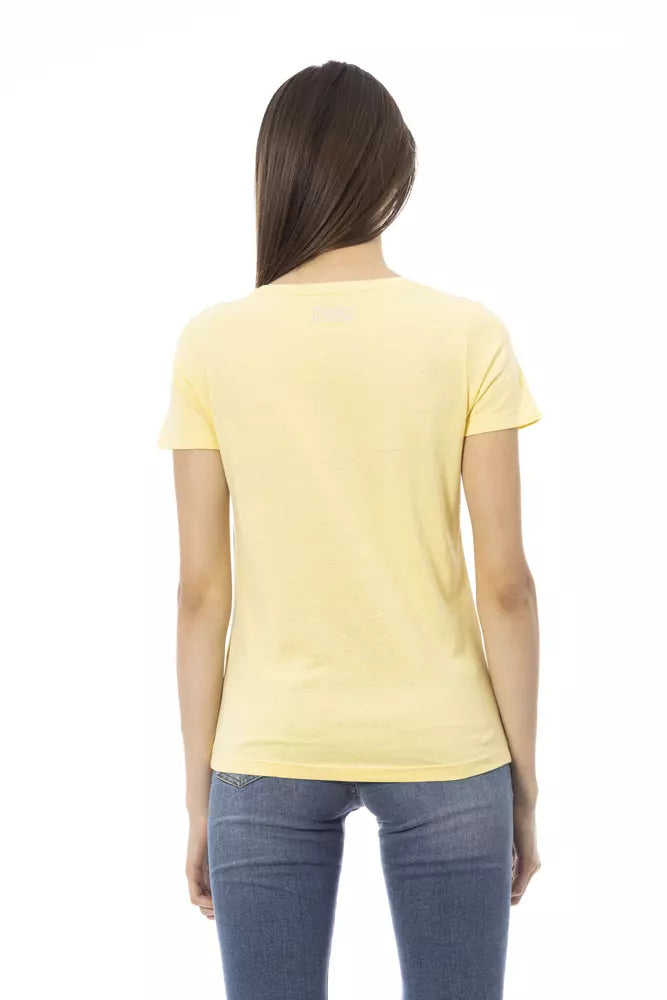 Yellow Cotton Women's Top