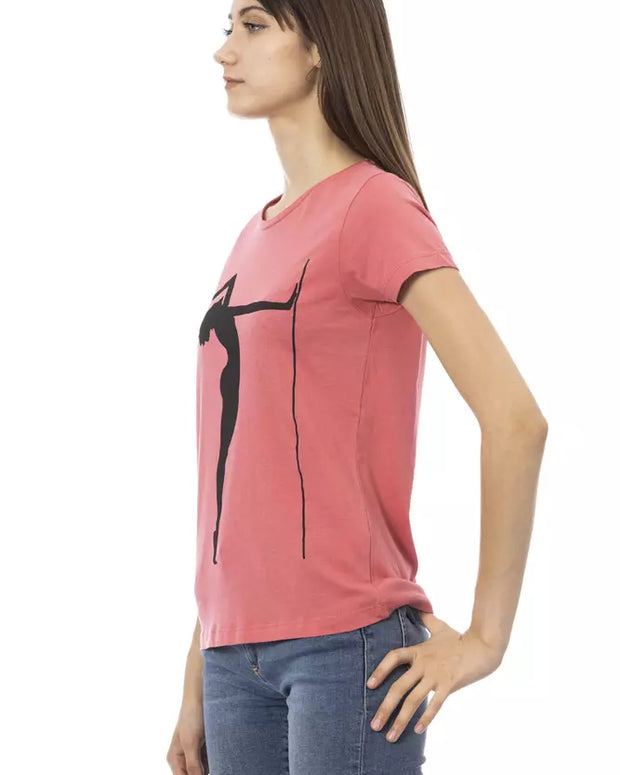Multicolor Cotton Women T-Shirt