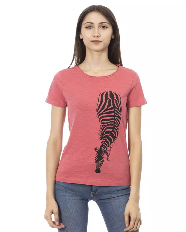 Multicolor Cotton Women T-Shirt