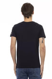 Black Cotton Men T-Shirt