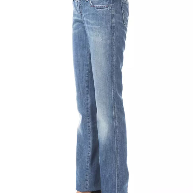 Blue Cotton Women Jean