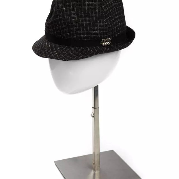 Black Wool Women Hat