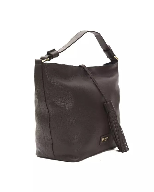 Brown Leather Women Shoulder Bag