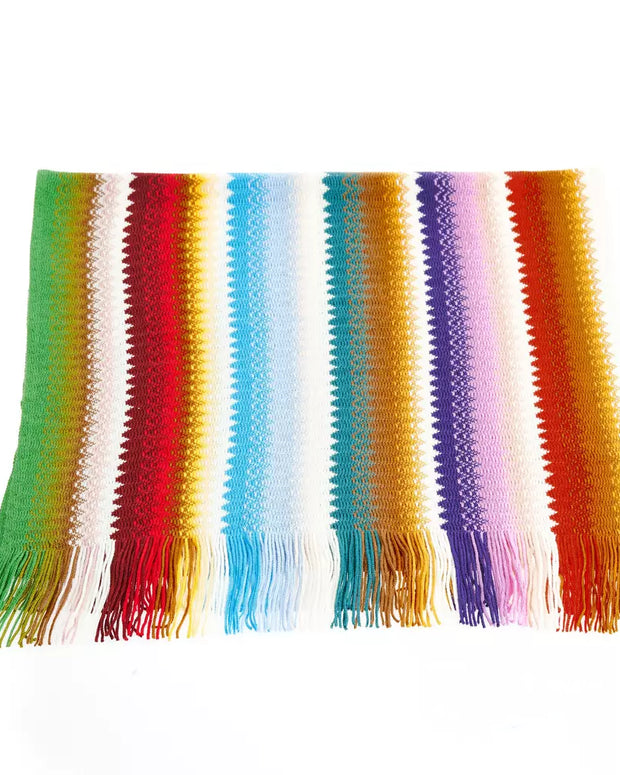 Multicolor Wool Women Scarf