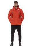 Red Polyester Men Jacket