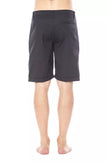 Black Cotton Men's Short