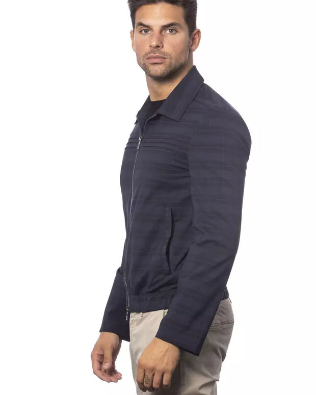 Elegant Wool Blend Bomber Jacket
