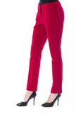 Fuchsia Polyester Women Pants