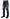 Blue Cotton Tattered Men Denim Jeans