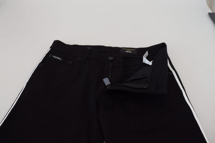Black Cotton DG Crown Men Denim Jeans