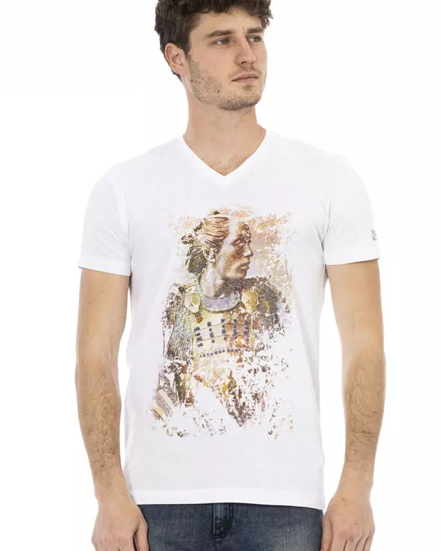 Elegant V-Neck Short Sleeve T-Shirt