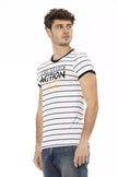 White Cotton Men T-Shirt