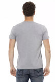 Gray Cotton Men T-Shirt