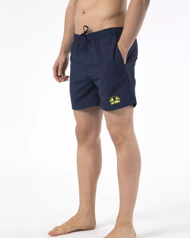 Blue Nylon Men Swim Short