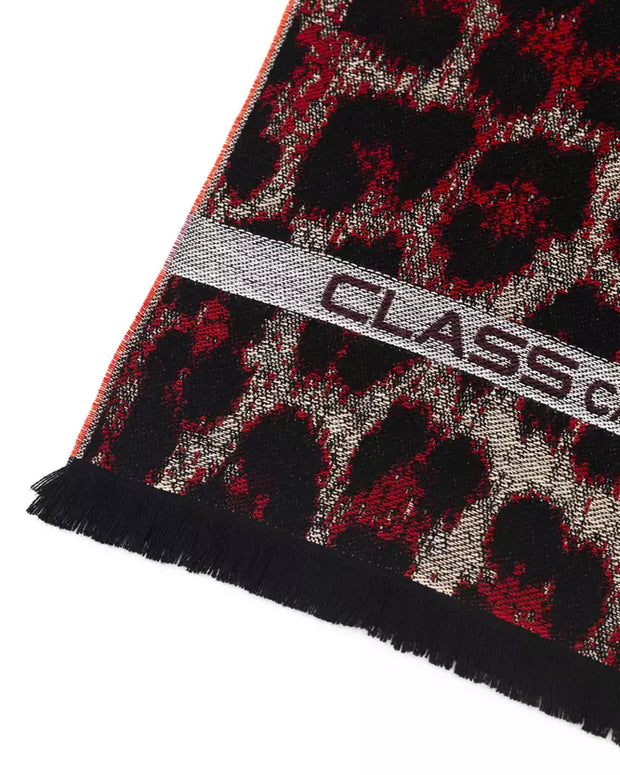Burgundy Wool Men Scarf