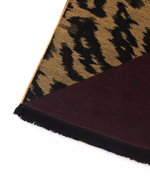Brown Wool Men Scarf