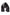 Black Wool Men Scarf