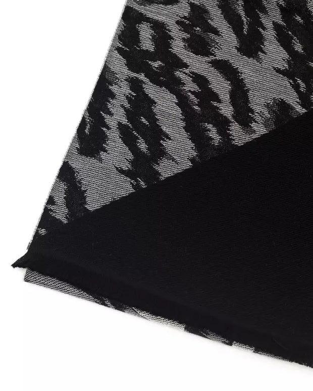 Gray Wool Men Scarf
