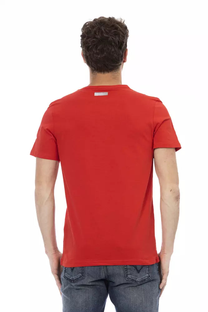 Red Cotton Men's T-Shirt