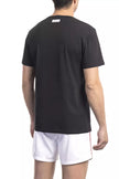 Black Cotton Men T-Shirt