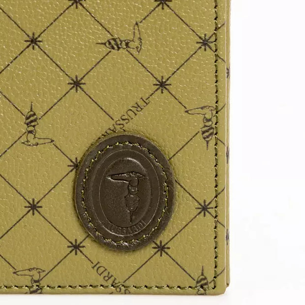 Green Leather Men Wallet