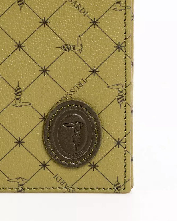 Green Leather Men Wallet