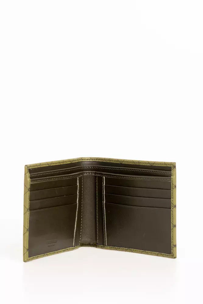 Green Leather Men Wallet