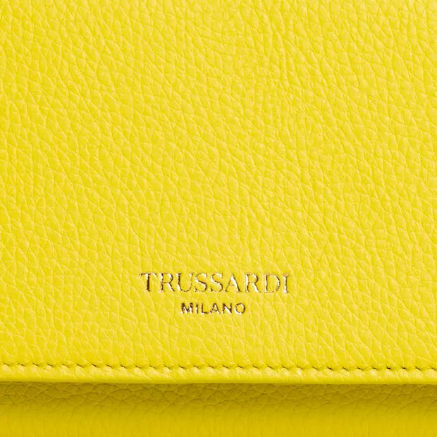 Yellow Leather Women Wallet